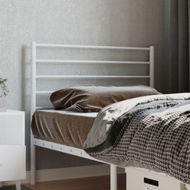 Detailed information about the product Metal Headboard White 107 Cm