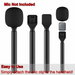 Mic Holder DJI Mic 1/2 Interview Microphone Handle Rode Wireless GO I/II/ME/Pro Wireless Lavalier Microphone Handheld Adapter Mount with Foam Cover. Available at Crazy Sales for $39.99