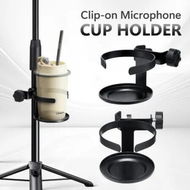 Detailed information about the product Mic Stand Cup Holder Adjustable Microphone Mount Drink Water Bottle Organiser