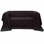 Detailed information about the product Micro-suede Couch Slipcover Brown 210 x 280 cm