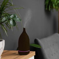 Detailed information about the product Milano Decor 100ml Ultrasonic Aroma Diffuser - Dark Wood