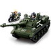 Military Vehicle Building Kit Army Building Blocks Set With 2 Soldier Figures STEM Construction Toy For Kids. Available at Crazy Sales for $31.99