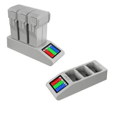 Mini 4 Pro Battery Charging Hub for DJI Mini 4 Pro/Mini 3 Pro/Mini 3 Drone Accessory, Two-Way LED Display Charging Hub for DJI Battery