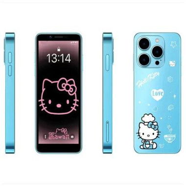 Mini 4G Smartphone for Kids, 3.88 Inches 4G+32GB Quad Core Android Mini Phone Premium Child Phone Small Student Pocket Cellphone For Kids Age 5 Up, Blue