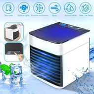 Detailed information about the product Mini Air Conditioning Fan 7 Colors Light USB Portable Air Conditioner 3 Gears Home Water Cooling Spray Air Conditioning Fan