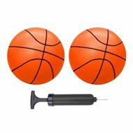 Detailed information about the product Mini Basketballs Orange 2 Pack 5In Set with Pump Needle Durable Material for Mini Hoop Age3+ Kids for Pool Indoors Outdoors