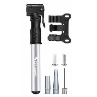 Mini Bike Pumps with Presta & Schrader ValveHand Mini Pump,Portable Inflator Pump with Repair KitFast Tyre Inflator Pump Road and Mountain Bikes,Balls etc