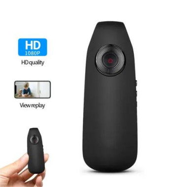 Mini Body Camera,1080P HD Body Cam Video Recording with 32GB Card,Loop Record Motion Detection Wearable Magnetic Clip Daily Recording,Security Guards