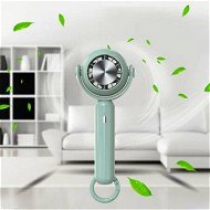 Detailed information about the product Mini Desk Fan Mini Handheld Fan with Buckle Speed Adjustable Air Cooling Fan USB Personal Fan Portable Hand Fan for Camping Car Backpacking, Green