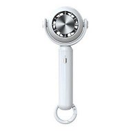 Detailed information about the product Mini Desk Fan Mini Handheld Fan with Buckle Speed Adjustable Air Cooling Fan USB Personal Fan Portable Hand Fan for Camping Car Backpacking, White