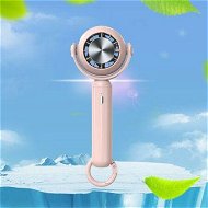 Detailed information about the product Mini Desk Fan Mini Handheld Fan with Buckle Speed Adjustable Air Cooling Fan USB Personal Fan Portable Hand Fan for Camping Car Backpacking,Pink