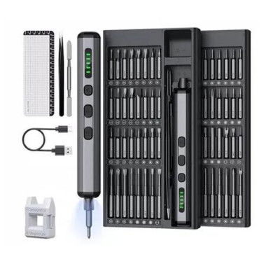 Mini Electric Screwdriver 3.7V, Cordless Screwdriver Set, Precision Electric Screwdrivers 70 in 1 Magnetic Bits, Rechargeable Portable Repair Tool Kit