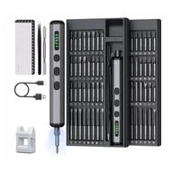 Detailed information about the product Mini Electric Screwdriver 3.7V, Cordless Screwdriver Set, Precision Electric Screwdrivers 70 in 1 Magnetic Bits, Rechargeable Portable Repair Tool Kit