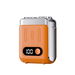 Mini Electric Shaver With Digital Screen USB Rechargeable Travel Trimmer Electric Beard Shaver Orange. Available at Crazy Sales for $19.95