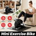 Mini Exercise Bike Under Desk Pedal Exerciser Foot Cycle Arm Leg Trainer Home Gym Fitness Cardio Workout Equipment LCD Adjustable Resistance Portable. Available at Crazy Sales for $69.95