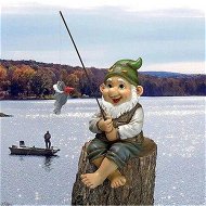 Detailed information about the product Mini Gnome Fishing Statue Dwarf Elf Figurines Garden Funny Lawn Creative Ornament