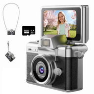 Detailed information about the product Mini Keychain Camera,1080P Digital Camera with 1.47in LCD,32GB TF Card Included,Pocket-Size Retro Camera,Travel Collectible Gift,Black