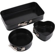 Detailed information about the product Mini Nonstick Springform Pan With Removable Bottom 3 Piece Small Cake Molds