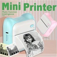 Detailed information about the product Mini Photo Printer For IPhone/Android 1000mAh Portable Thermal Photo Printer For Gift Study Notes Work Children Photo Picture Memo Color: Blue.