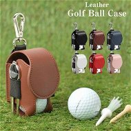 Detailed information about the product Mini Pocket Leather Golf Ball Storage Pouch Portable Golf Waist Holder Bag Random Color Send