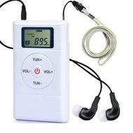 Detailed information about the product Mini Portable FM Radio, Stereo LCD Digital Display Tuning Pocket Walkmen Transistor Conference Receiver