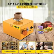 Detailed information about the product Mini Pottery Wheel, 30W 0-2000 RPM Ceramic Wheel, Adjustable Speed DIY Clay Machines, Electric Sculpting Kits with 3 Turntables Trays and 16pcs Tools for Art Craft Work Molding Gift and Home DIY