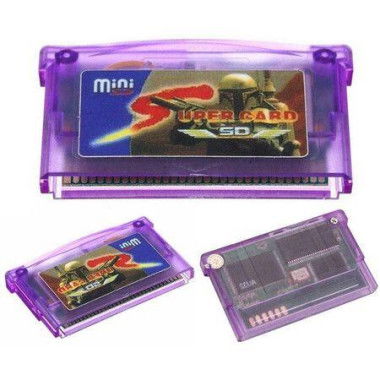 Mini Purple Recording Disc Card For GBA/GBASP/GBM/IDS/NDS/NDSL Game Cards.