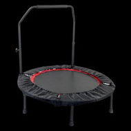 Detailed information about the product Mini Rebounder Trampoline With Handle Rail