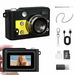 Mini Retro Keychain Camera, 1080P FHD Tiny Digital Camera with 16GB Card, Vintage Compact Camera Gift for Birthdays Kids (Yellow). Available at Crazy Sales for $34.95