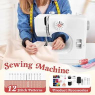 Detailed information about the product Mini Sewing Machine Electric Reverse Stitching Potable Mending Kit Compact Household 12 Stitch Patterns for Beginners