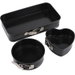 Mini Springform Cake Pans Nonstick Removable Bottom 3 Piece Small Cake Mould Set. Available at Crazy Sales for $15.99