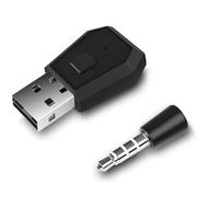 Detailed information about the product Mini USB Bluetooth Adapter, USB Dongle Headphone and Microphone Receiver and Transmitter for PS4, Black