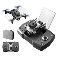 Detailed information about the product Mini WiFi FPV with 4K Dual HD Camera 360 Infrared Obstacle Avoidance Foldable With Dual CameraTwo BatteriesBlack