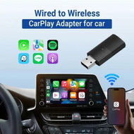 Detailed information about the product Mini Wireless CarPlay Adapter Car Play Dongle Bluetooth WiFi Fast Connect Plug and Play for OEM Wired CarPlay Car (iOS Auto)