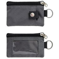 Detailed information about the product Minimalist RFID Blocking Small Wallet with ID Window,WaterResistant Zip Id Case Wallet with Lanyard Keychain for Cards,Cash,Travel,Women,Men (Grey)