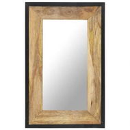 Detailed information about the product Mirror 80x50 cm Solid Mango Wood