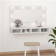 Detailed information about the product Mirror Cabinet with LED White 90x31.5x62 cm