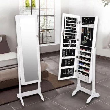 Mirror Jewellery Cabinet Makeup