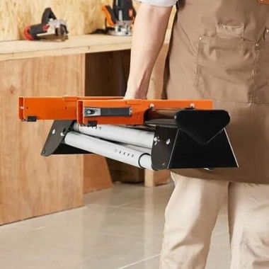 Miter Saw Stand 330lbs Load Capacity Steel 29.1-32.9 Adjustable Height