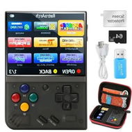 Detailed information about the product Miyoo Mini Plus Retro Handheld Game Console with 64GB TF Card, 10000+ Games, 3.5 Inch Rechargeable Open Source Game Console Emulator, WiFi (Black)