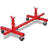 Detailed information about the product Mobile Axle Stand Red