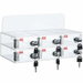 Mobile Phone Storage Cabinet 6 Slot Clear Acrylic Wall Mounted Lockable Box For Office School Factory. Available at Crazy Sales for $44.99