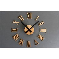 Detailed information about the product Modern DIY 3D Roman Numerals Wall Clock Golden