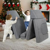 Detailed information about the product Modular Kids Play Couch 10Pcs DIY Creative Toddler Sectional Sofa Grey