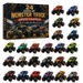 Monster Truck Christmas Advent Calendar 24 Pack 2D Acrylic Ornaments Christmas Tree Decorations Countdown Gift for Kids and Truck Fans. Available at Crazy Sales for $14.99