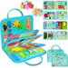 Montessori Busy Board & Busy Book Sensory Learning Toys, Educational Activity Gifts for Boys, Portable Travel Toy for Car Airplane (Green). Available at Crazy Sales for $19.99