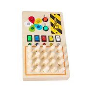 Detailed information about the product Montessori Busy Board Wooden Sensory Toys for Age 3 to 7 , Boys Girls Birthday