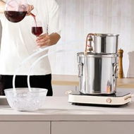 Detailed information about the product Moonshine Still 3 Gal Water Alcohol Distiller Brewing Kit Stainless Steel