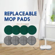 Detailed information about the product Mop Replacement Pads Scouring Green Scourer Microfiber Replaceable For Cordless Electric Spin Floor Cleaner Polisher Washer Sweeper