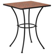 Detailed information about the product Mosaic Bistro Table Terracotta 60 cm Ceramic